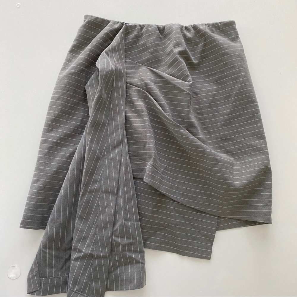 Mini Skirt with Side Drape